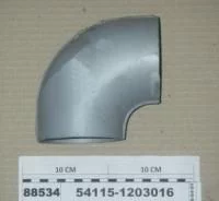 фото патрубок выпускной трубы (угловой) 54115 016 d 95мм 54115-1203016 